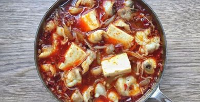 estofado de tofu coreano